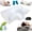 White, variant on Doreve Cloudfaser Pillow, Memory Foam Cervical Pillow, Ergonomic Orthopedic Contour, for Side, Back and Stomach Sleepers (Black)