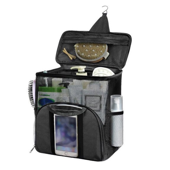 Large Capacity Portable Shower Caddy with Separate Compartments and Phone Bag for College Students