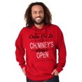 thumbnail image 4 of Christmas Come On In Chimney Open Men's Big & Tall Graphic Hoodie Brisco Brands 5X, 4 of 4
