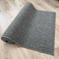 thumbnail image 2 of Custom Size Anti-Slip Machine Washable Loop Pile Dark Gray Runner Rugs ( 17' x 36"), 2 of 6