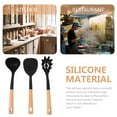 thumbnail image 3 of IFANLANDOR 3pcs Nonstick Cooking Utensils Noodle Spoon Spatula and Soup Spoon Kitchen Equipment, 3 of 8