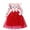 Red, variant on Emy Dola Little Girl's Christmas Sparkle Tulle Dress Toddler Kids Long Sleeve Butterfly Wedding Birthday Party Tutu Dresses