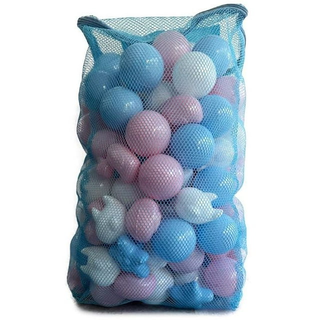 Maletín de Tela BF TOYS con 150 piezas de pelotas y flotante de Colores 8 cm