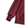 thumbnail image 5 of Men's Standard Full-Zip Fleece Mock Neck Midweight Sweatshirt with Pockets Fall Winter Spring Jacket, 5 of 6