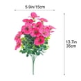 thumbnail image 3 of Flores de Pensamiento Artificiales con Tallos Realistas para Decoración del Hogar, Oficina, Bodas, 35x15 cm, Reutilizables, de Bajo Mantenimiento, 3 of 6
