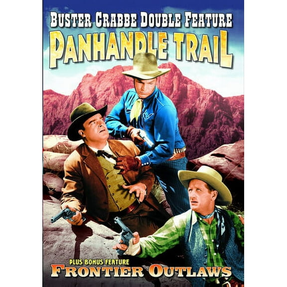 Buster Crabbe: Panhandle Trail / Frontier Outlaws (DVD), Alpha Video, Western
