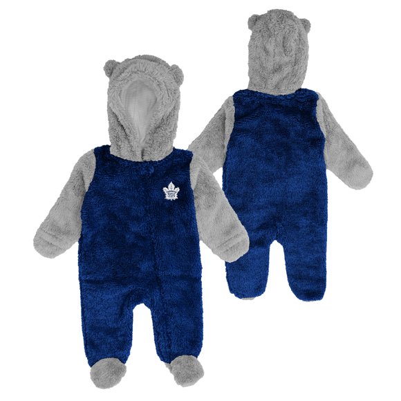 Combinaison en Molleton Teddy pour Nouveau-Né Maple Leafs de Toronto pour la Sieste de Match, Poussette - Taille 0-3 Mois