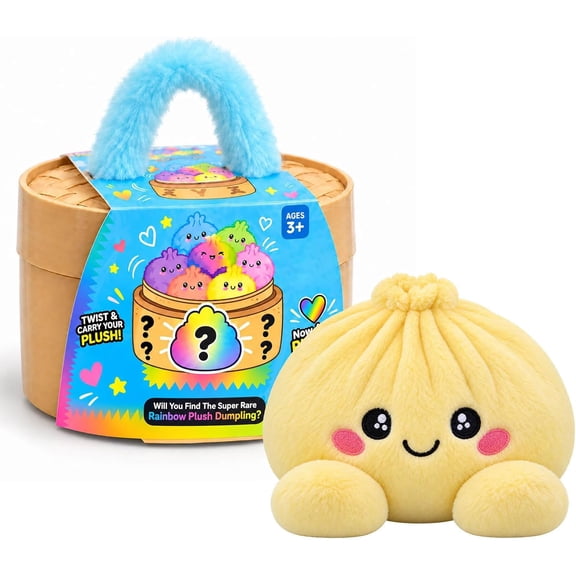 Big Mystery Dumpling, Cute Plush Stuffed Steamed Bun Squishies