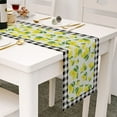 thumbnail image 2 of asddcavvf Petit Drapeau de Table Frais Printemps et Été Nappe en Lin Imprimé Fleurs 5, 2 of 6
