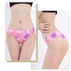 thumbnail image 5 of Tanga de cintura media para mujer, ropa interior sexy de una pieza, transpirable, con estampado sin dejar rastro, 6 unidades, 5 of 5