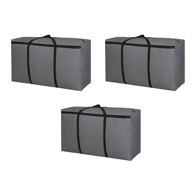 Inteprter Bolsas de asas Bolsa de viaje fácil de limpiar y versátil para bolsa de equipaje de almacenamiento conveniente de gran capacidad Almacenamiento y organización del hogar gris