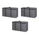 thumbnail image 1 of Naiovety Bolsas de asas Bolsa de viaje fácil de limpiar y versátil para bolsa de equipaje de almacenamiento conveniente de gran capacidad Almacenamiento y organización del hogar gris, 1 of 6