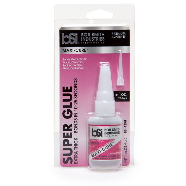 Bob Smith Industries BSI135H Maxi Cure Super Glue, 1,500 cps, 1 oz