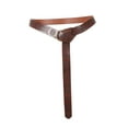thumbnail image 2 of Classic Medieval Knight PU Leather Belt for Festival Carnival Themed Parties Brown No Pouch, 2 of 7