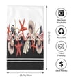 thumbnail image 2 of Pofeuu Starfishes Shells Print Hand Towel 27.5" x 16" Soft Absorbent Towel for Bathroom SPA Gym Hotel, 2 of 6