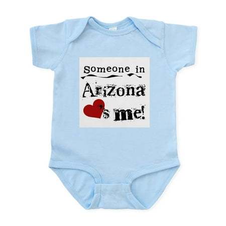 

CafePress - Someone In Arizona Infant Bodysuit - Baby Light Bodysuit Size Newborn - 24 Months
