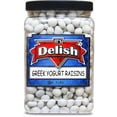thumbnail image 3 of Greek Yogurt Covered Raisins by It's Delish, 3 Lbs Jumbo Container  Scrumptious & Nutritious Yogurt Coated Dried Raisins  Sweet Snacking and Bulk Party Treats  USA Made, Kosher Dairy, 3 of 7