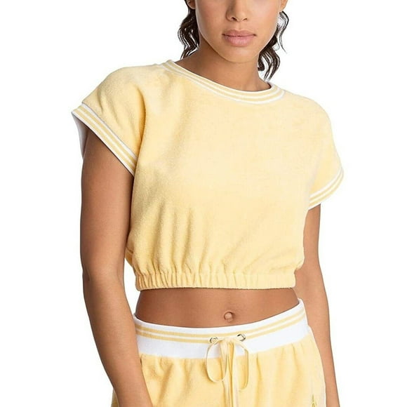 Juicy Couture Roll Cuff Top Pecan Cream ( M )