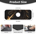 thumbnail image 2 of Pofeuu Black And Gold Fire Dragon Print Splash Guard for Sink Faucet Sink Gadgets-Splash Guard Behind Faucet Drip Catcher for Kitchen, Bathroom,Sink Mat, 2 of 7