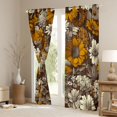 thumbnail image 3 of Castle Fairy Daisy Sunflower Black Out Curtains,Flowers Curtains Pack of 2 (42x63 Each), 3 of 6