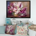 thumbnail image 3 of Designart 'Bouquet Of Still Life Lilacs ' Traditional Framed Art Print, 3 of 4