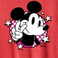 thumbnail image 3 of Disney - Mickey & Friends - Peace Sign - Retro Style - Women's Short Sleeve Graphic T-Shirt, 3 of 5