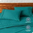 thumbnail image 5 of Bare Home Pillowcase Set - Premium 1800 Collection - Double Brushed - Ultra Soft - King Size, Emerald, 2 Count, 5 of 7