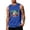 Blue, variant on Mens Beach Tank Tops Summer Sleeveless Shirts Hawaii Graphic Palm Tree Vacation Tanks Muscle Gym Tank Top