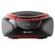 CD Bluetooth Boombox Rouge – image 1 sur 4
