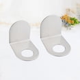 thumbnail image 4 of 2pcs Stainless Steel Wall Mounted Hand Sanitizer Holder Hanging Rack Shampoo Shelf for Kitchen Bathroom (Large Hole+Small Hole), 4 of 4