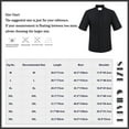 thumbnail image 5 of IEFIEL Mens Short Sleeve Clergy Shirt Priest Clergyman Uniform Halloween Preacher Cosplay Priest Clergy Shirt Black L, 5 of 5