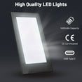 thumbnail image 3 of WeChef LED Backlit Menu Holder Cover Single Panel Fits 5"x11" Paper for Nightclubs Restaurants Hotels Cafes, 3 of 9