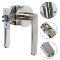 HOMEMAXS Durable Alloy Door Handle Lever in Silver for Home with Non-Locking Mechanism 7.5 inches