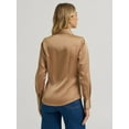 thumbnail image 2 of Wrangler Womens   Lainey Wilson  Satin Top L Gold, 2 of 6