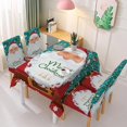 thumbnail image 1 of Nappe de Noël Imprimée Rectangulaire Ensemble de Couverture de Table Décoration de Fête de Vacances Maison, 1 of 3