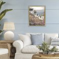 thumbnail image 3 of Stupell Industries Rustic Lodge Picturesque Village over Sea Gold Floating Frame Canvas Art, 17 x 21, by Riley B, 3 of 8