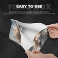 thumbnail image 3 of Tissue Box Cover, Cool Cloud White Dragon Rectangular Leather Tissue Holder - Tissue Case Facial Paper Organizer for Bathroom, Vanity Countertop, Tabletop, Car, Napkin, 3 of 6