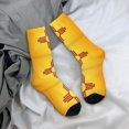 thumbnail image 7 of Women Crew Graphic Print Tube Socks Flag Of-New-Mexico Pattern Design Ladies Socks, 7 of 7