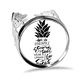 thumbnail image 1 of Ser una piña Stand Tall dulce cita Anillo de compromiso de boda de amor ajustable Unbranded M, 1 of 3