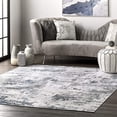 thumbnail image 2 of nuLOOM Dali Abstract Machine Washable Area Rug, 5' x 8', Grey, 2 of 4