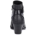 thumbnail image 2 of Baretraps Womens Reggie Side Buckle Almond Toe Ankle Boots, 2 of 3