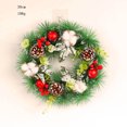 thumbnail image 3 of Guirnaldas navideñas, adornos navideños, bola decorativa navideña colgante boca abajo para escaparate, decoración de escena, lazo de ratán, colgante de puerta, soporte para puerta, 3 of 6
