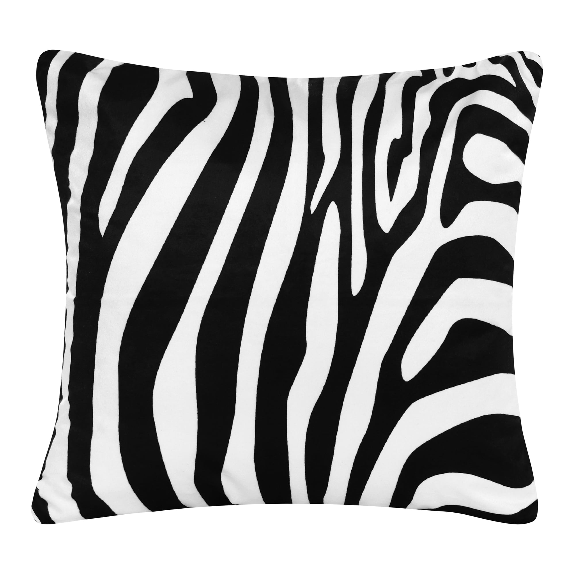 Harlow Hill Black/White Animal 20" x 20" Performance Adult Decorative Feather Filled Pillow
