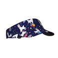 thumbnail image 2 of Easygdp Lama in Space Stretchy Visor - Unisex Visor Hat for Men and Women, UPF 50 Sun Protection Visor, Ultra-Light, 2 of 8