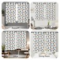 thumbnail image 5 of Monster Cartoon Truck White Pattern Blackout Curtains,Triple Weaved Fabric,Thermal Insulated,Room Darkening,Grommet Top,2 Panels,52x72in(132x183cm), 5 of 6