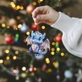 thumbnail image 3 of 2D Adorable Flying Baby Christmas Tree Hanging Ornament Unique Festive Design for Holiday Decorations, 3 of 6