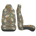 thumbnail image 5 of Haiem Halloween Mummy Gnome Printed Car Seat Covers Set of 2, Universal Fit Car Seat Covers,Protective Seat Covers,Comfortable Car Seat Covers, Easy Installation Seat Covers, 5 of 9