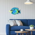 thumbnail image 2 of Mikilon Iron Fish Hanging Decoration Garden Home Crafts Decoration Fish Wall Hanging, 2 of 4