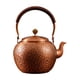 thumbnail image 3 of Tetera de cobre BLESIY cafetera de 1,2 L hervidor de agua martillado, 3 of 8
