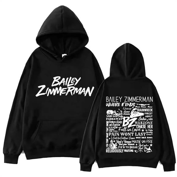 Bailey Zimmerman 2024 Religiously Hoodie Merch Men Women Sweatshirts Long Sleeve HipHop Hooded